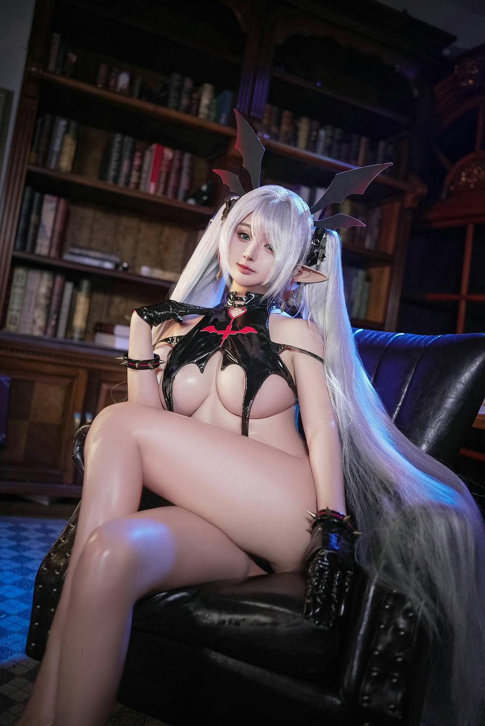 桜井寧寧 - 蔚藍檔案 銀鏡伊織 黑色惡魔【130P】 - COSPLAY-御萝岛屿