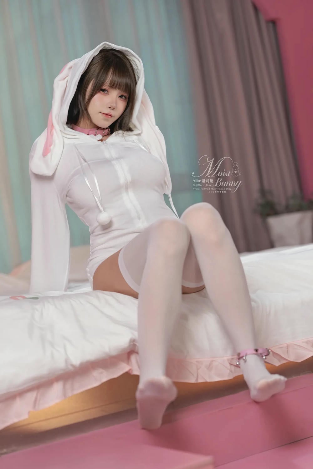 咬一口兔娘 - 雪絨兔 【32P】 - COSPLAY-御萝岛屿