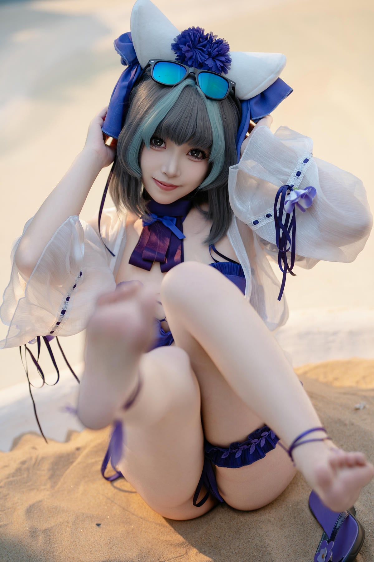 图片[26]-Bangni邦尼 cosplay Cheshire Swimsuit – Azur Lane【86P】 – COSPLAY-御萝岛屿