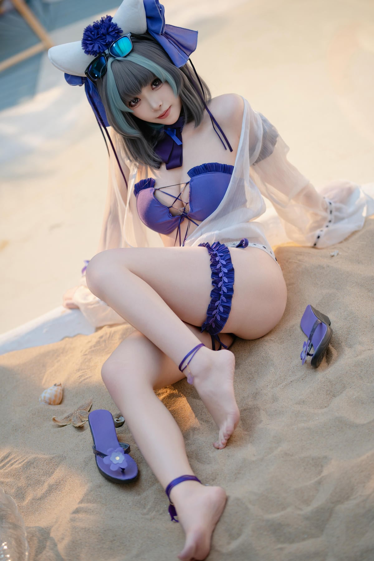 图片[22]-Bangni邦尼 cosplay Cheshire Swimsuit – Azur Lane【86P】 – COSPLAY-御萝岛屿