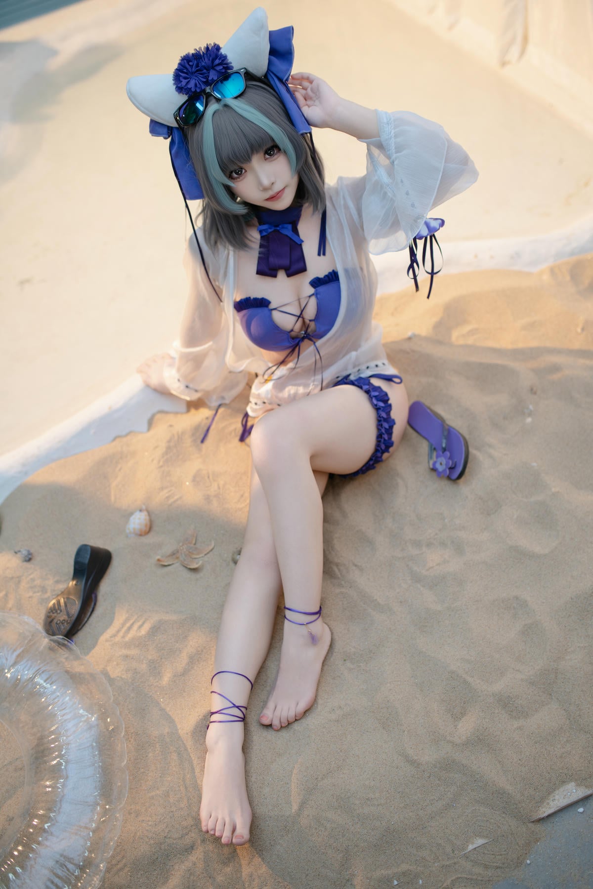 图片[29]-Bangni邦尼 cosplay Cheshire Swimsuit – Azur Lane【86P】 – COSPLAY-御萝岛屿