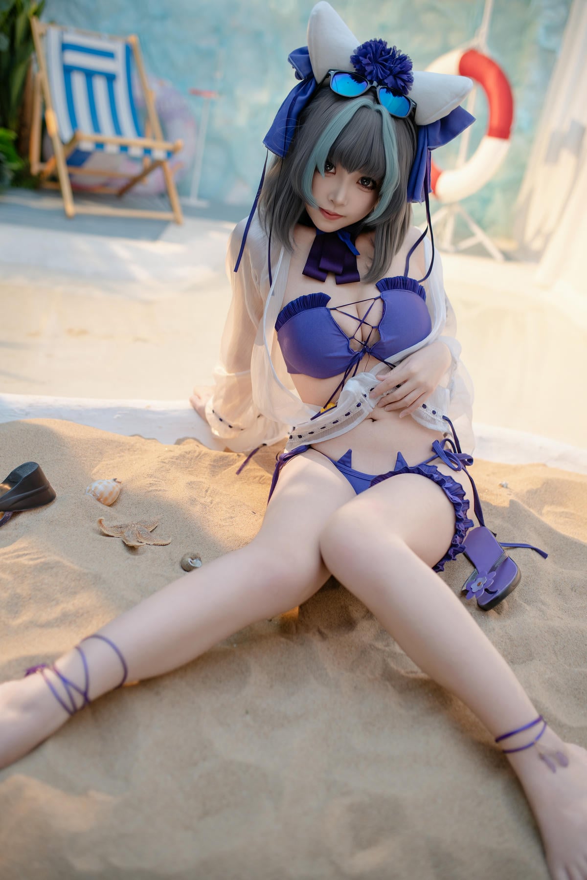 图片[31]-Bangni邦尼 cosplay Cheshire Swimsuit – Azur Lane【86P】 – COSPLAY-御萝岛屿