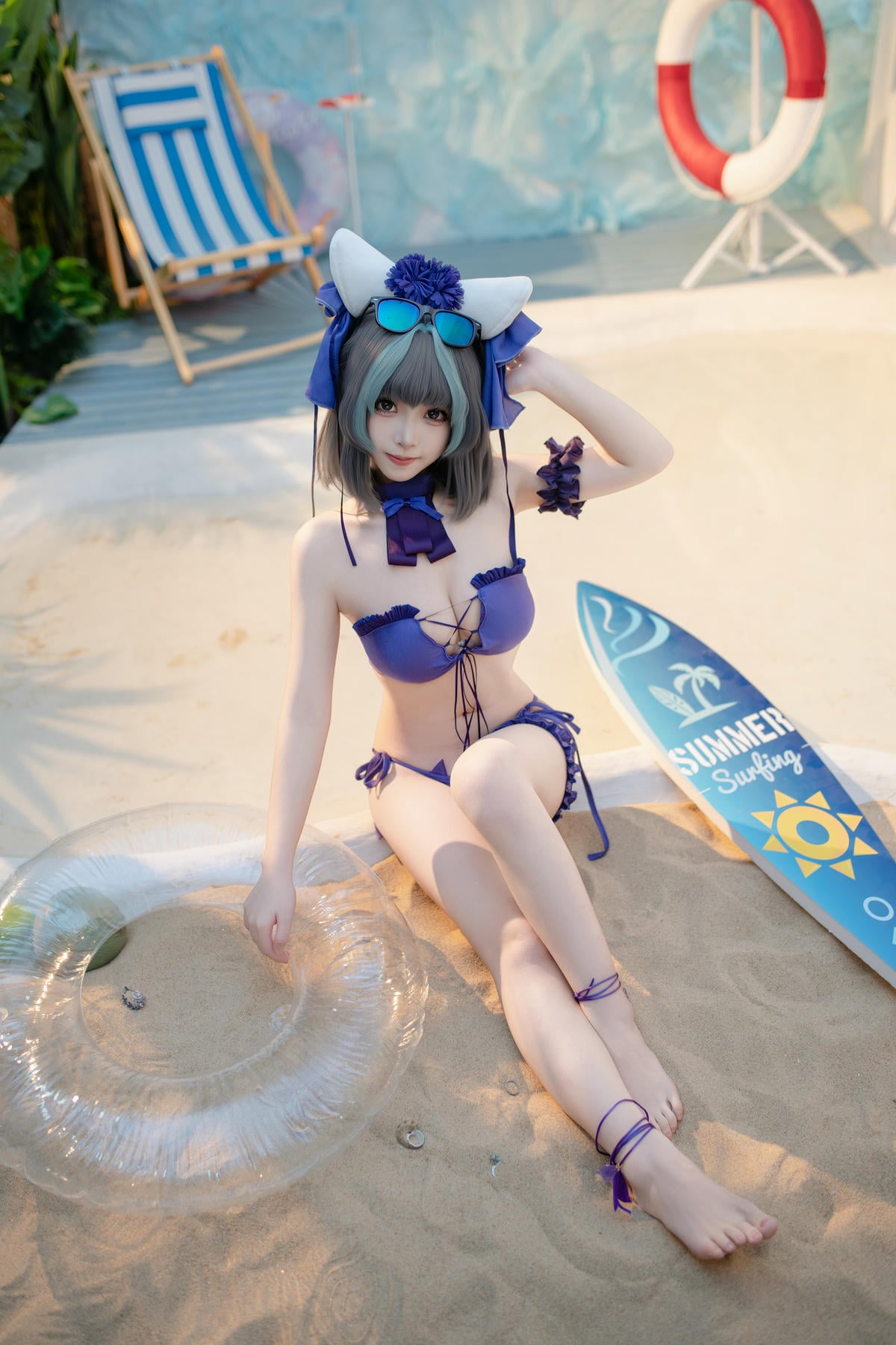 图片[43]-Bangni邦尼 cosplay Cheshire Swimsuit – Azur Lane【86P】 – COSPLAY-御萝岛屿
