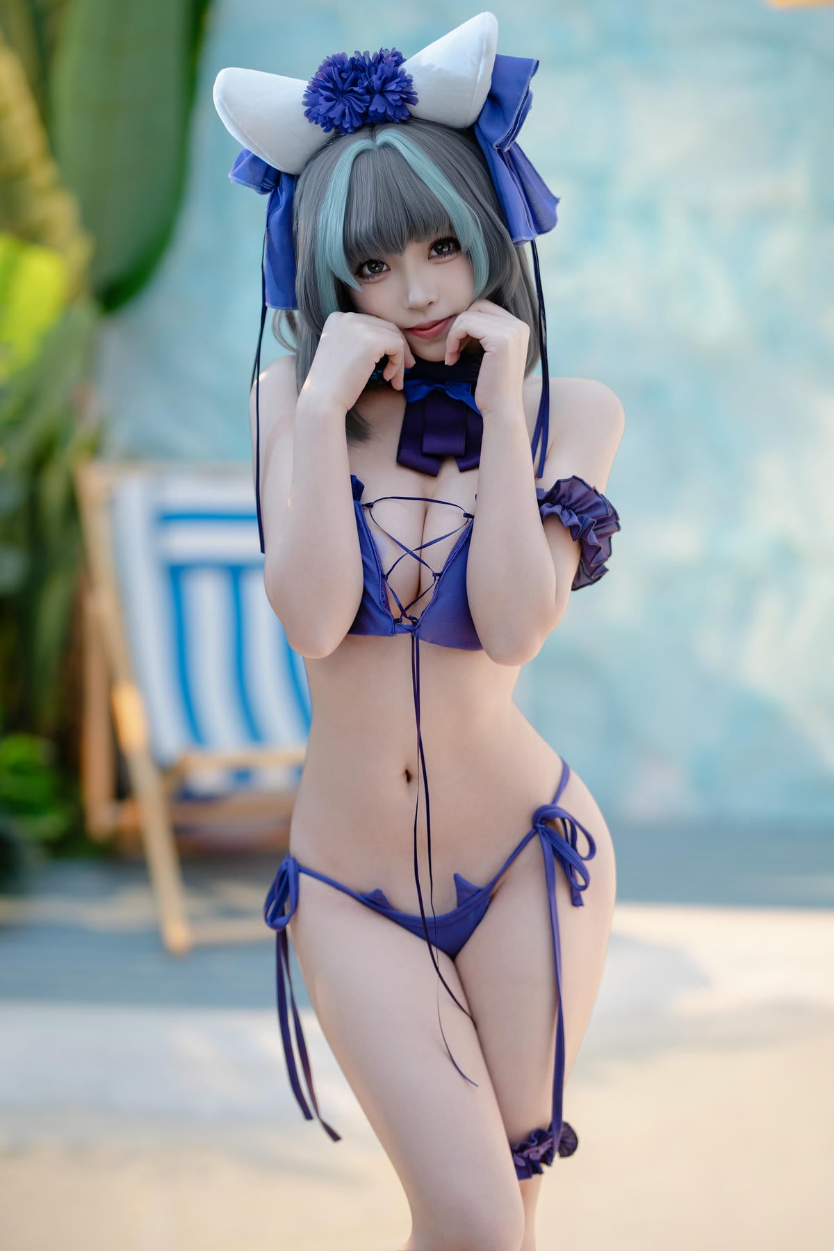 图片[62]-Bangni邦尼 cosplay Cheshire Swimsuit – Azur Lane【86P】 – COSPLAY-御萝岛屿