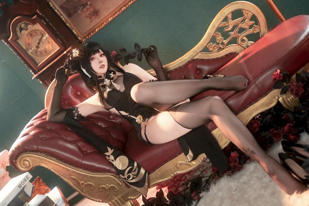 图片[19]-Natsuko夏夏子 – 碧藍航線鎮海旗袍【76P】 – COSPLAY-御萝岛屿