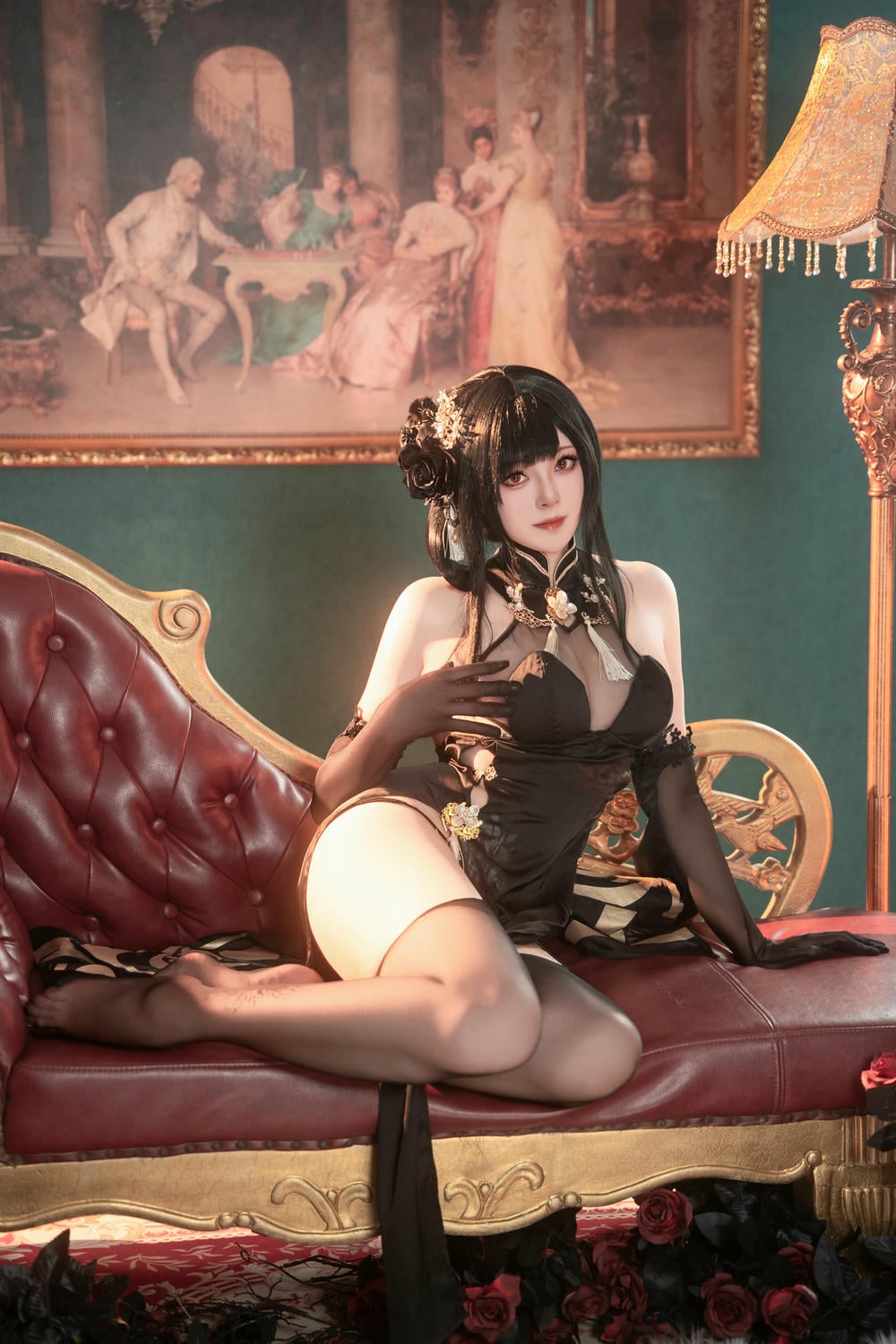 图片[24]-Natsuko夏夏子 – 碧藍航線鎮海旗袍【76P】 – COSPLAY-御萝岛屿