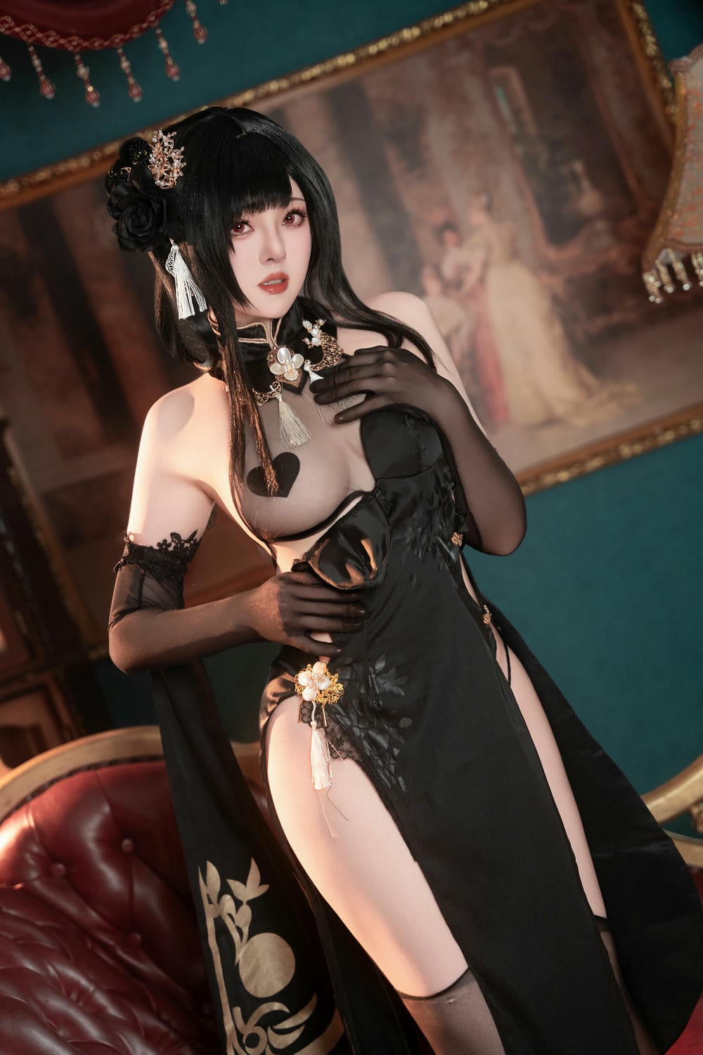 图片[54]-Natsuko夏夏子 – 碧藍航線鎮海旗袍【76P】 – COSPLAY-御萝岛屿